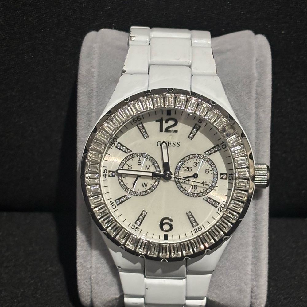 Guess Crystal-Embellished Timepiece
